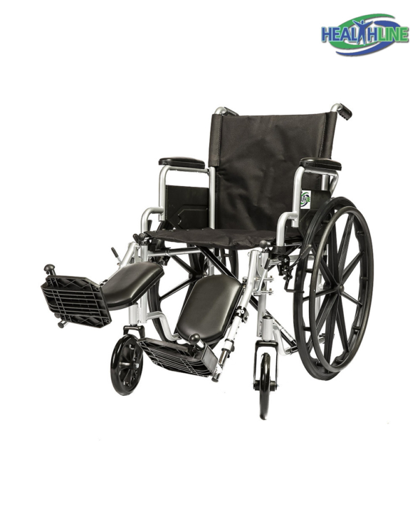 Standard Wheelchair W/Desk Arm Padded & ELR K1