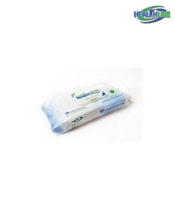 Healthclean Premoist 50 Per Pack Adult Washcloths Size 8″x12″