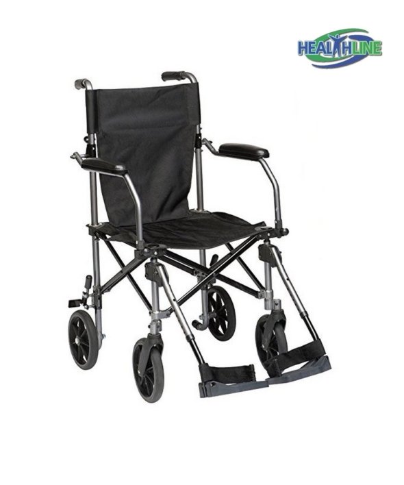 Transport Wheelchair Light Weight With Carrying Bag