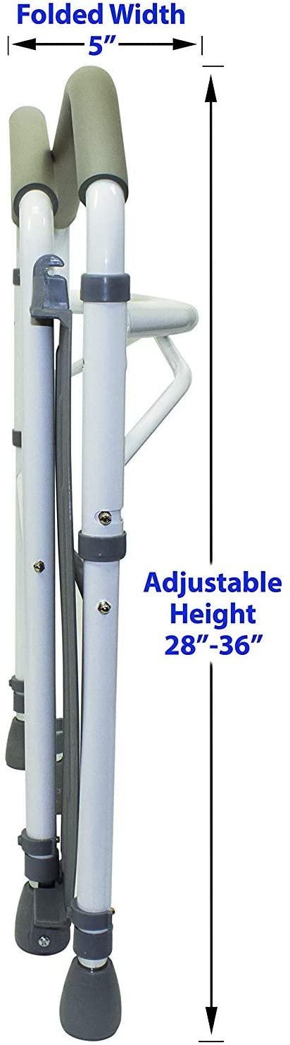 Toilet Safety Frame Stand Alone, Bathroom Safety Rail with Toilet Seat ...
